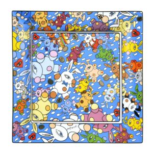 Goebel Pop Art Mauro Bergonzoli Schale Magic Bunny Explosion