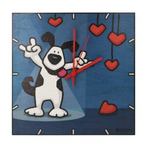 Goebel Pop Art Ed Heck Wanduhr Rock On