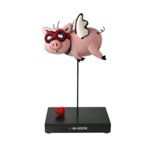 Goebel Pop Art Ed Heck Figur When Pigs Fly