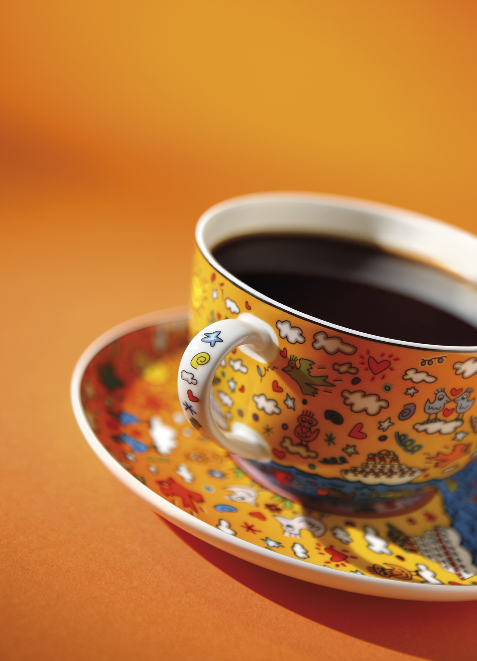 Goebel Pop Art James Rizzi Tee-/ Cappuccinotasse Romance of the Sea – Bild 6