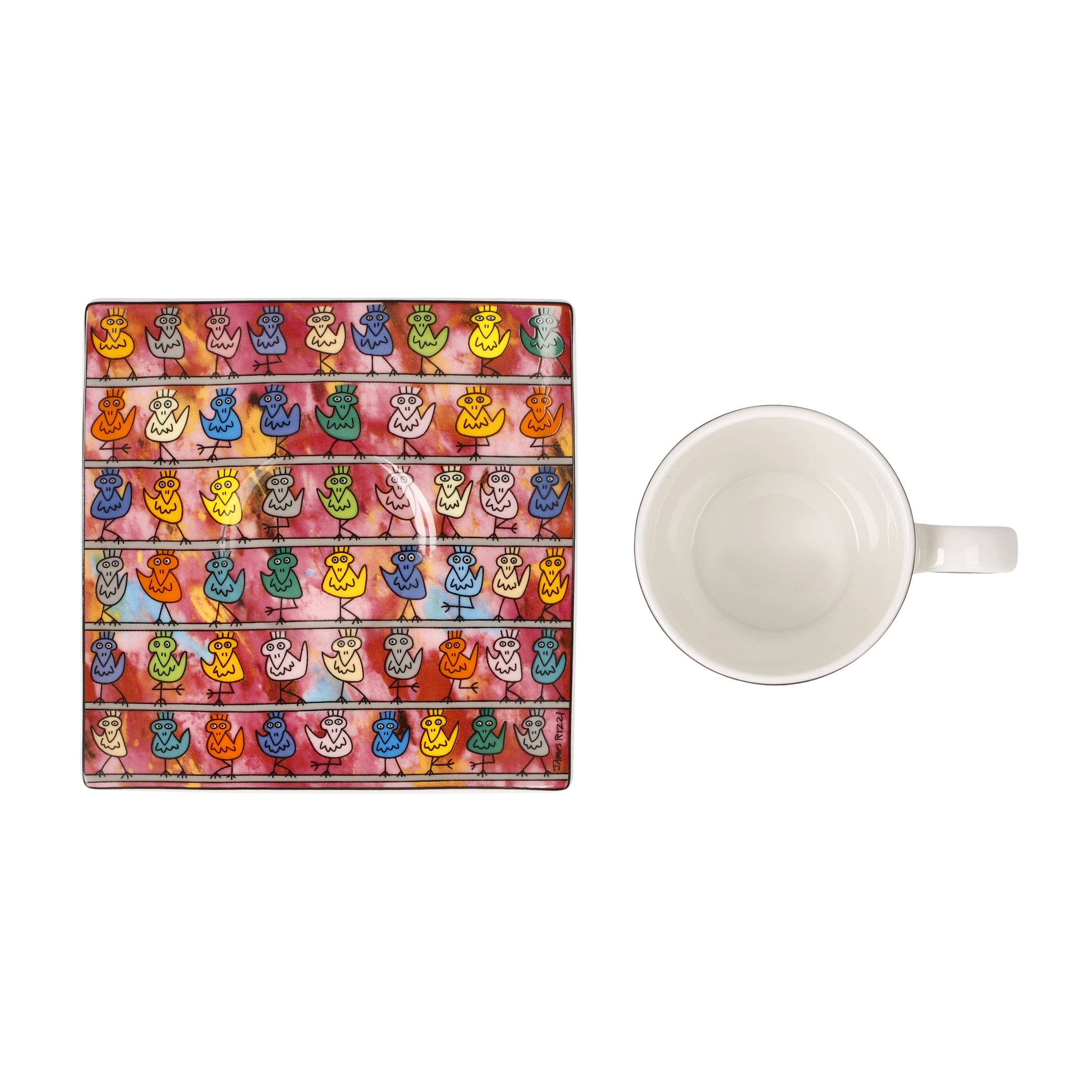 Goebel Pop Art James Rizzi Espressotasse We are the Birds – Bild 6