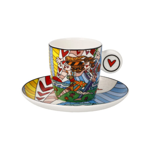 Goebel Pop Art Romero Britto Espressotasse Falling