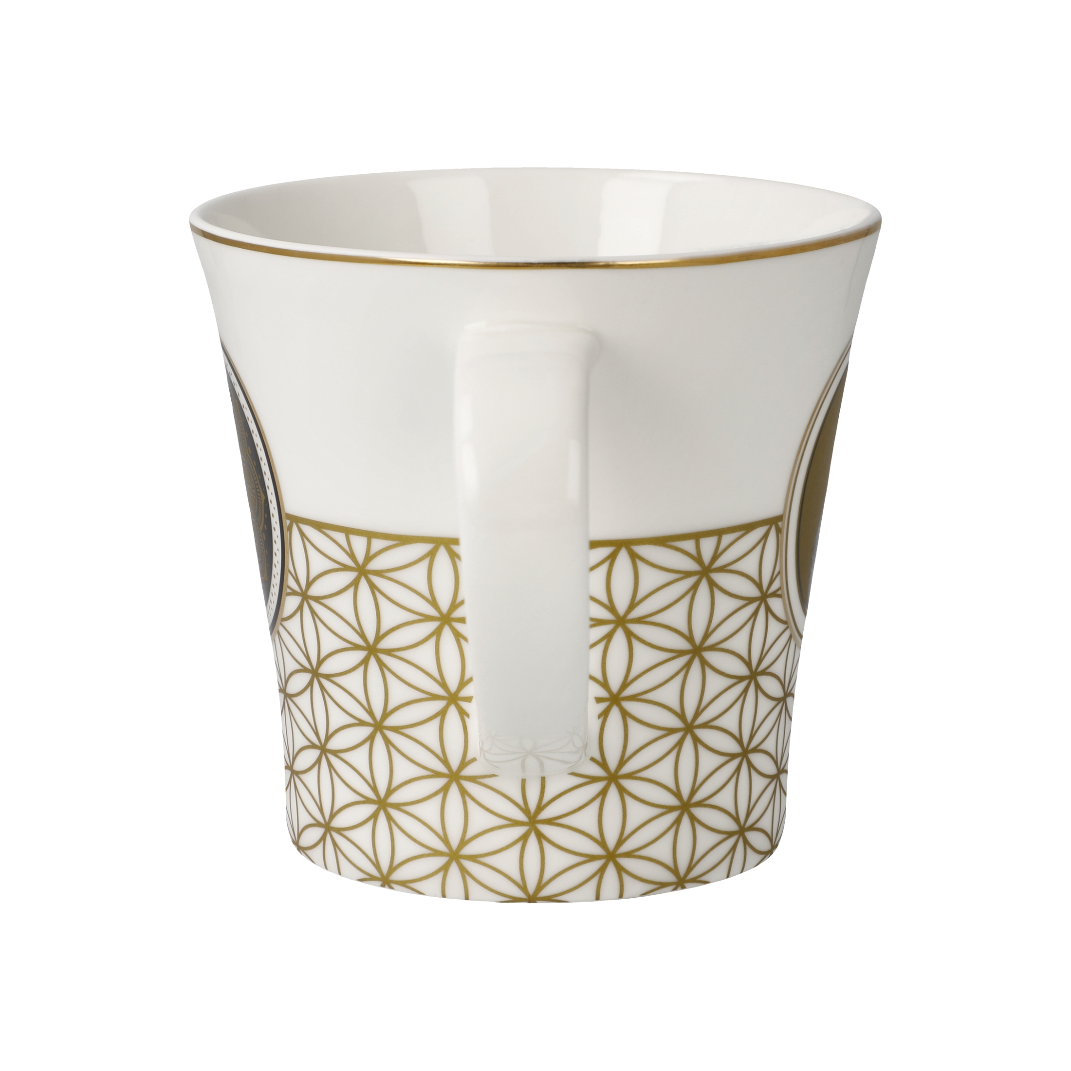Goebel Lotus Coffee-/Tea Mug Blume des Lebens weiß – Bild 3