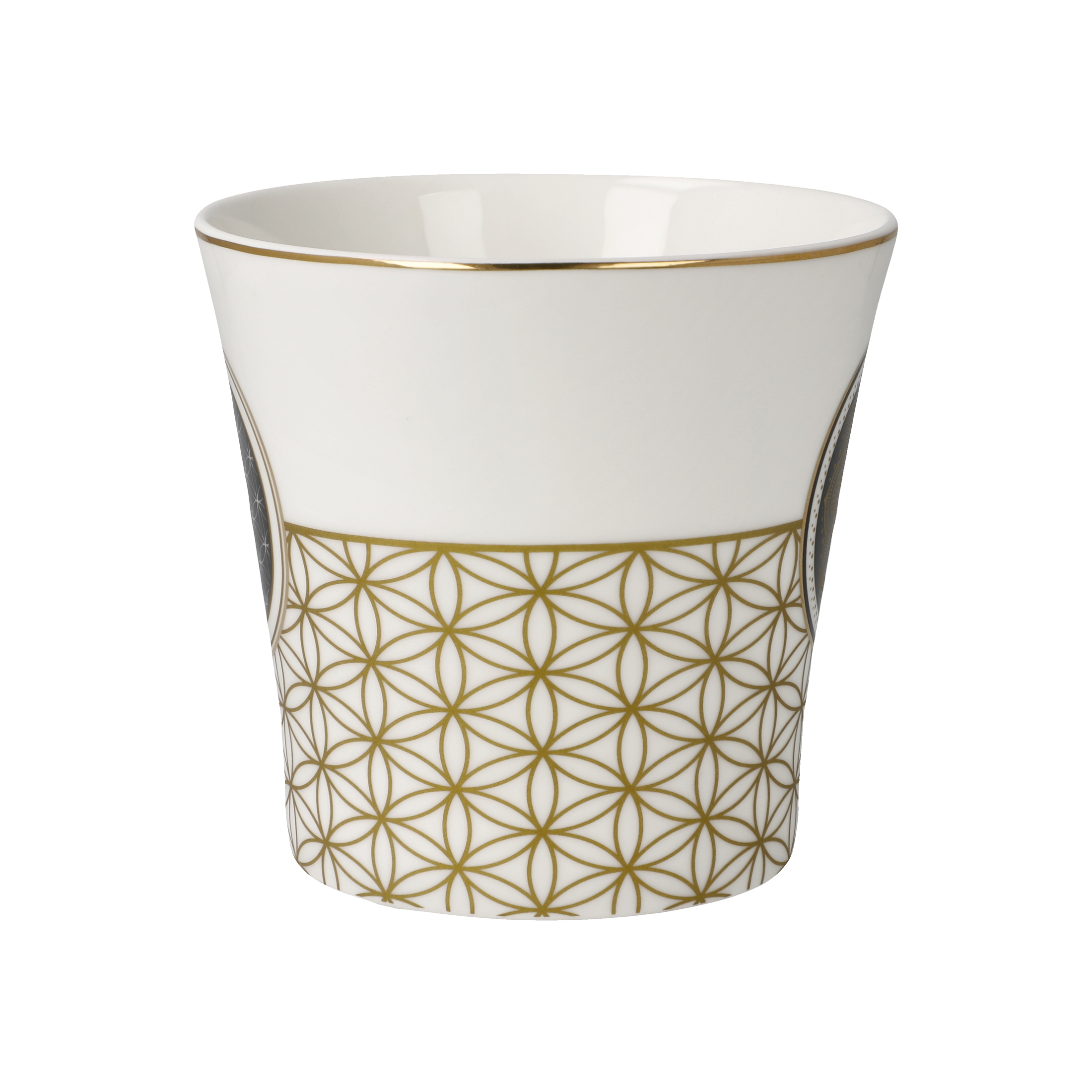 Goebel Lotus Coffee-/Tea Mug Blume des Lebens weiß – Bild 5