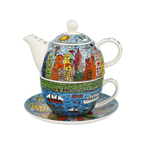 Goebel Pop Art James Rizzi Tea for One My NY City Day