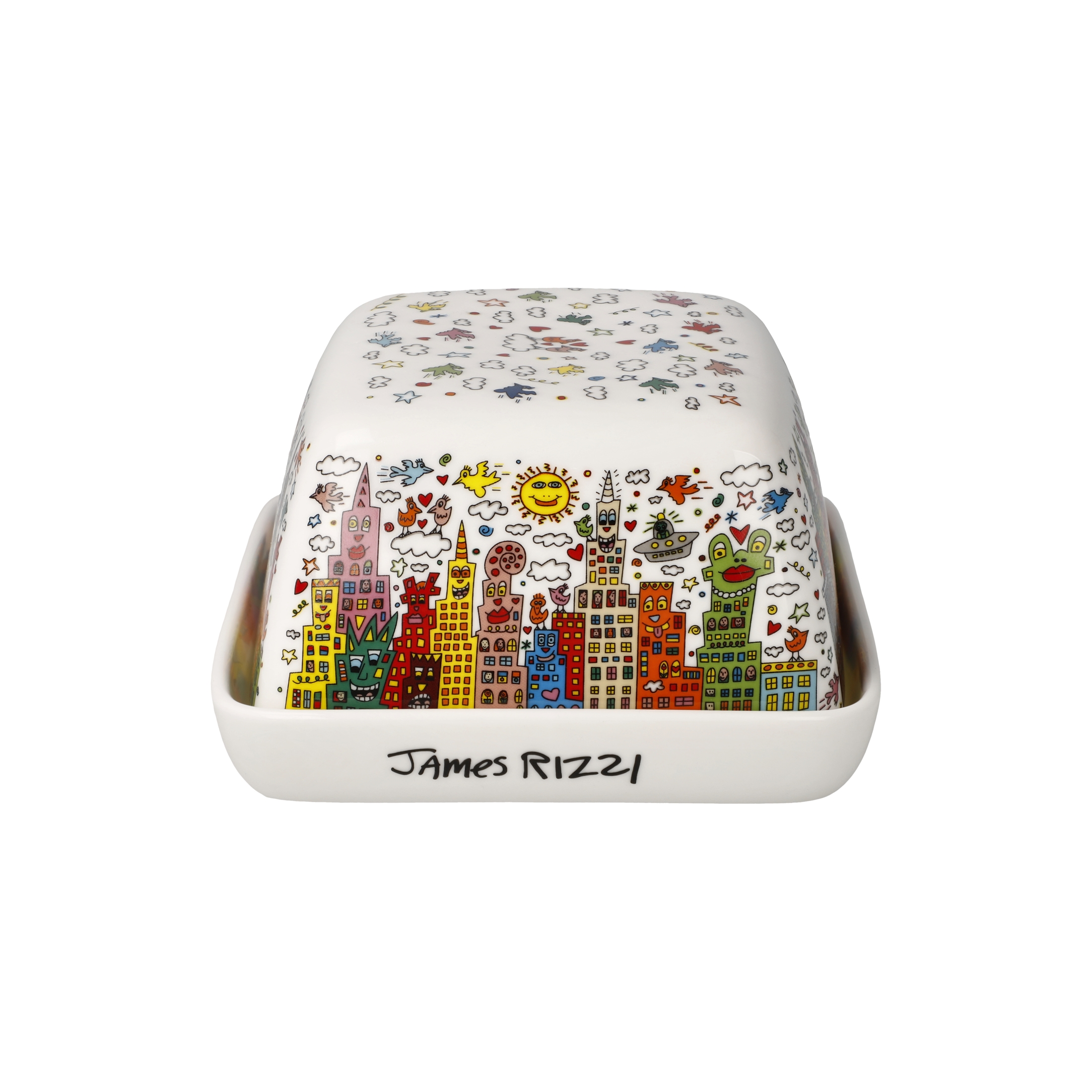 Goebel Pop Art James Rizzi Butterdose My New York City – Bild 3