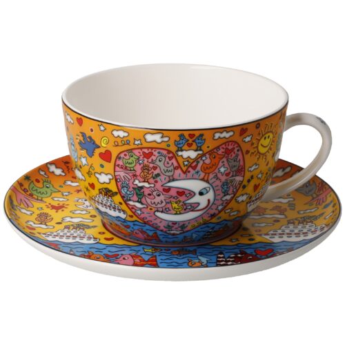 Goebel Pop Art James Rizzi Milchkaffeetasse Romance of the Sea