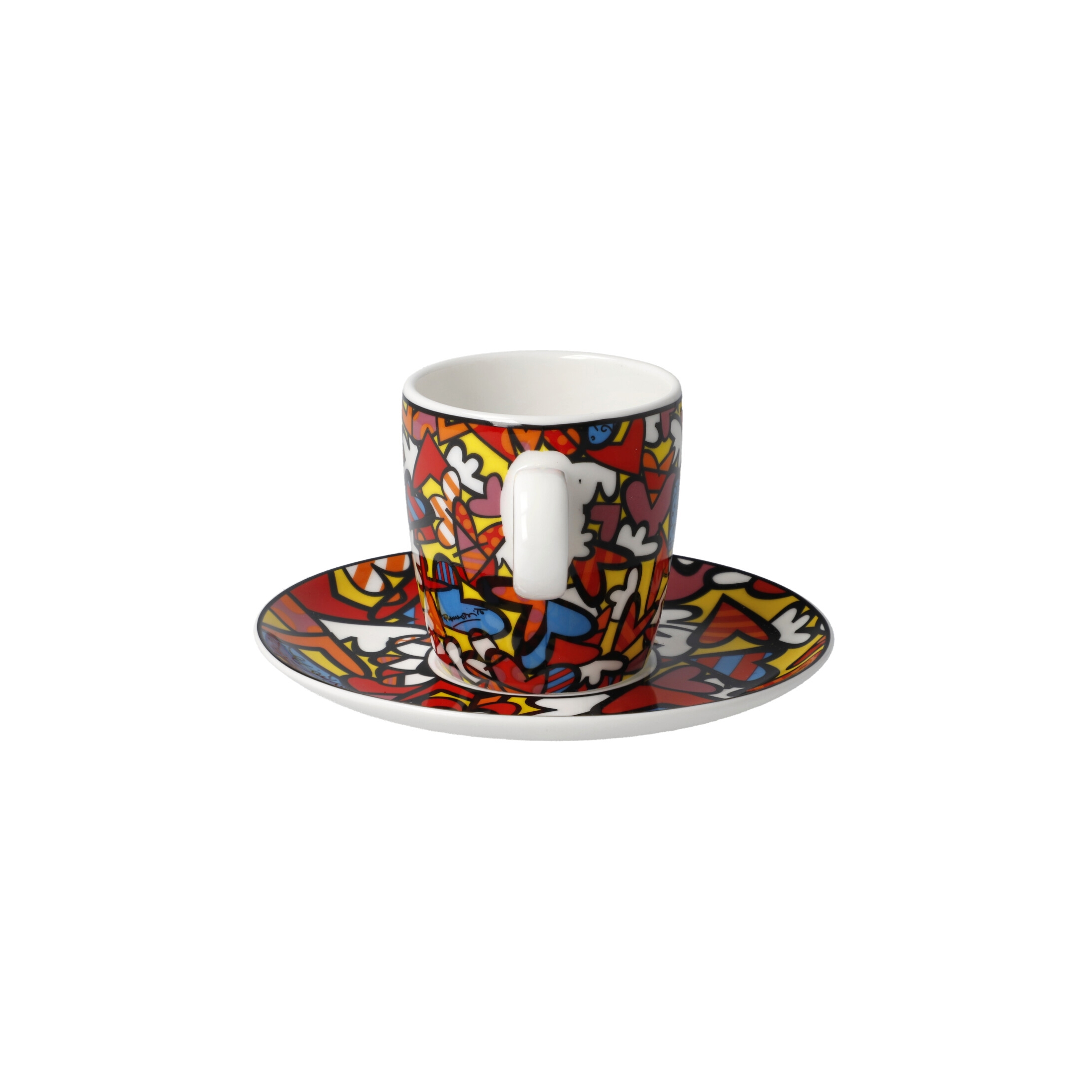 Goebel Pop Art Romero Britto Espressotasse All We Need is Love – Bild 3