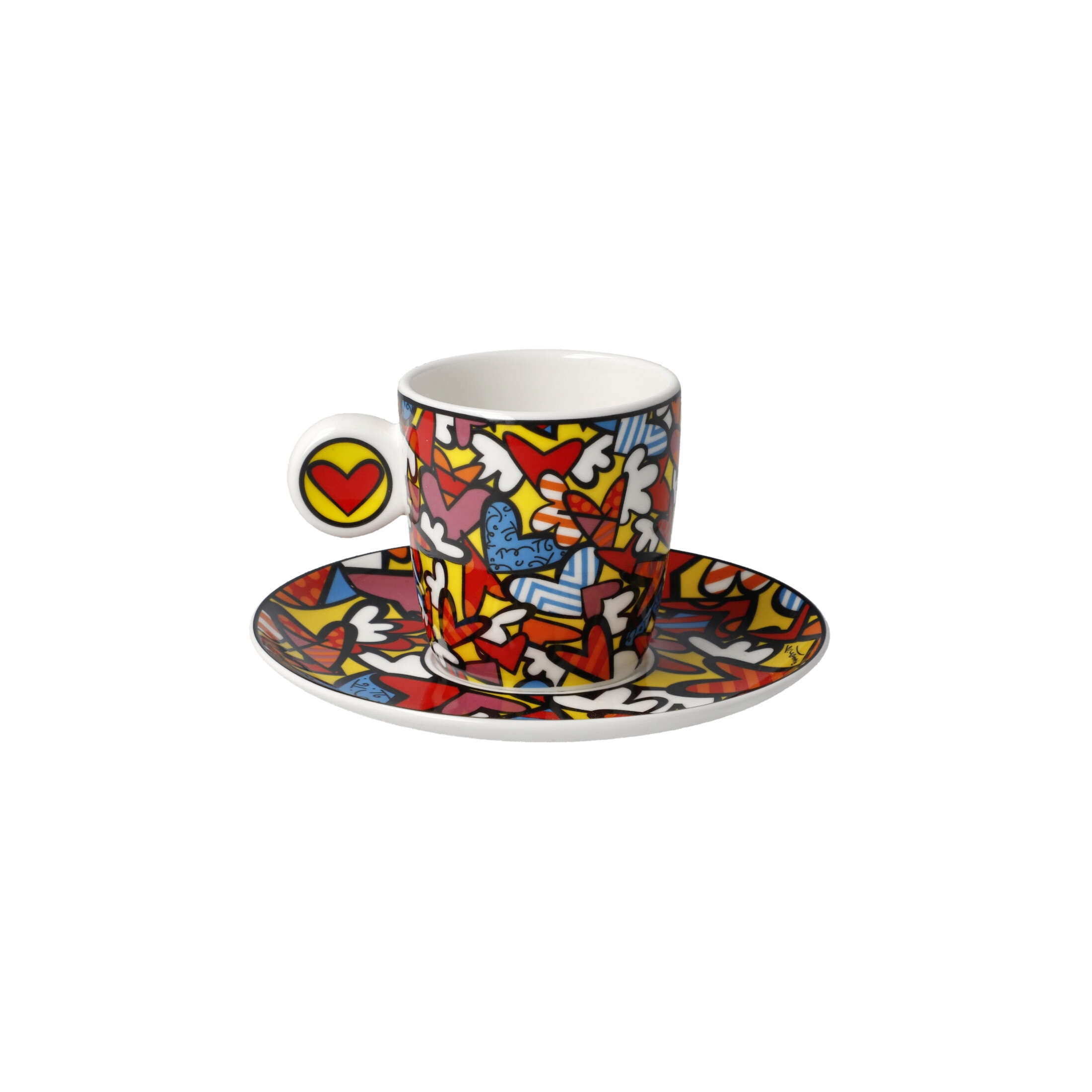 Goebel Pop Art Romero Britto Espressotasse All We Need is Love – Bild 4
