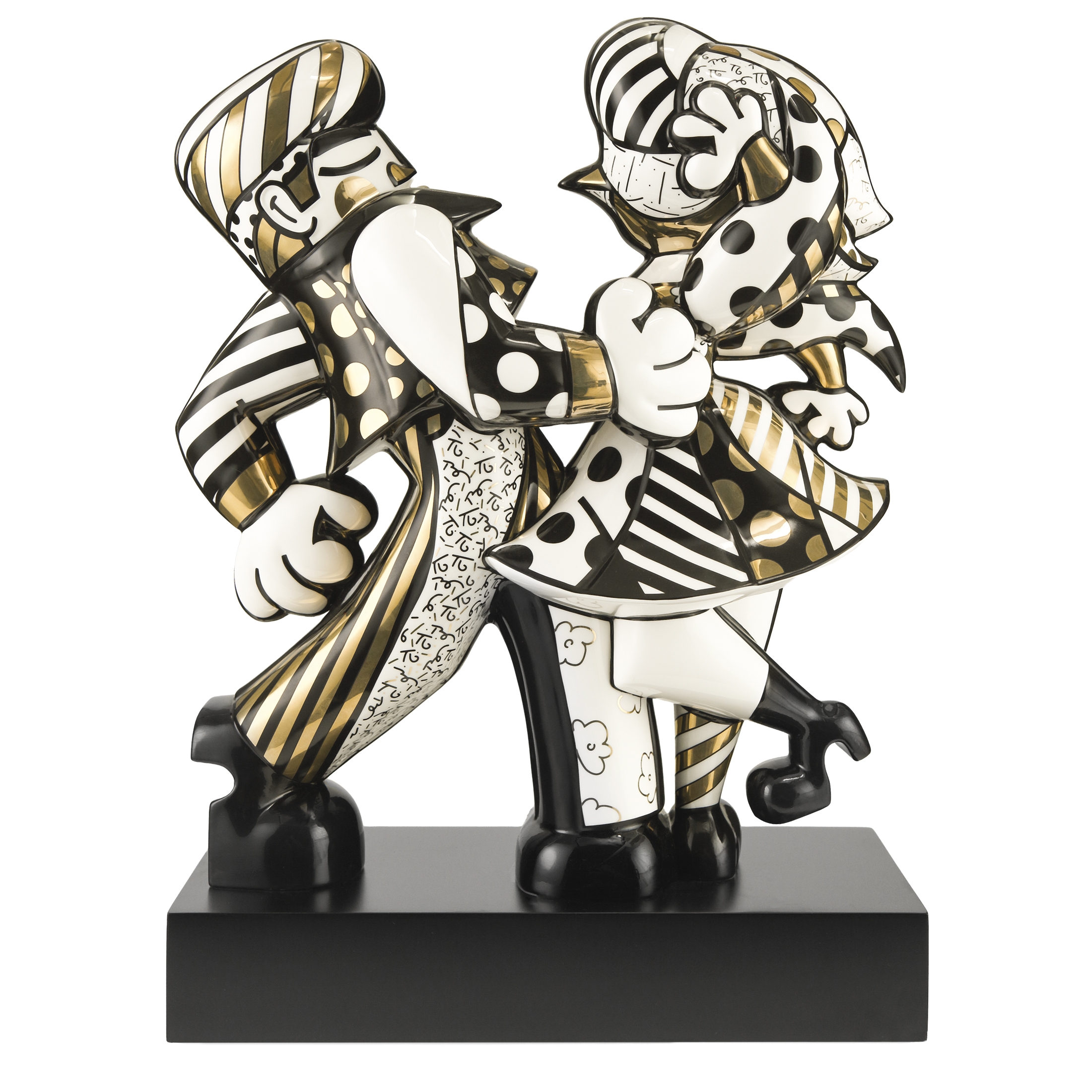 Goebel Pop Art Romero Britto Figur Golden Swing – Bild 4