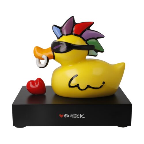 Goebel Pop Art Ed Heck Figur  Duck Gone Wild