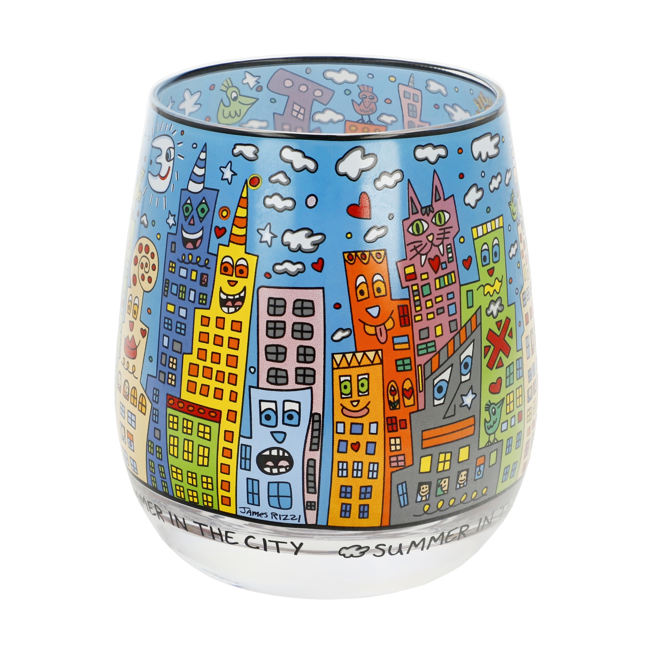 Goebel Pop Art James Rizzi Windlicht Summer in the City – Bild 3