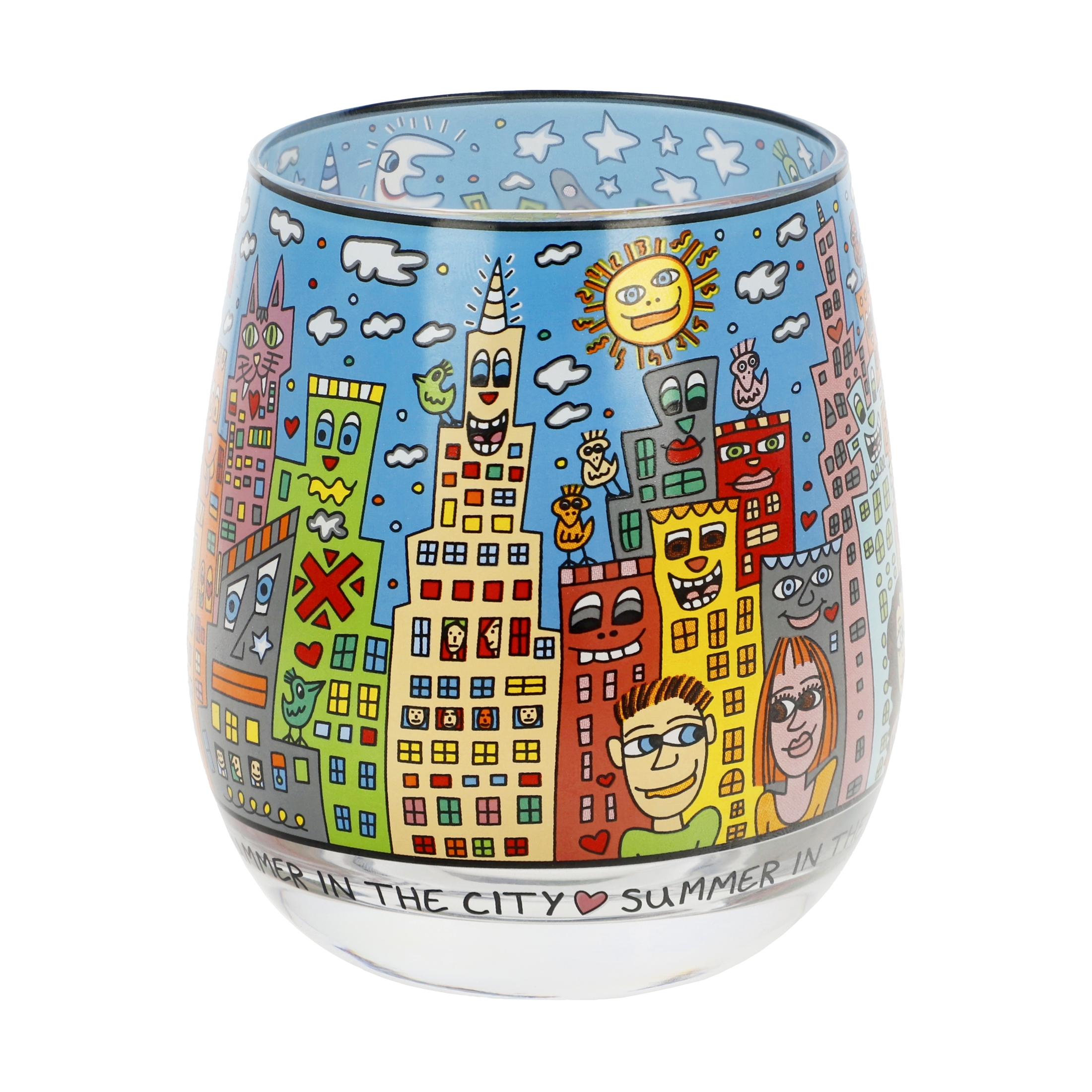 Goebel Pop Art James Rizzi Windlicht Summer in the City – Bild 4