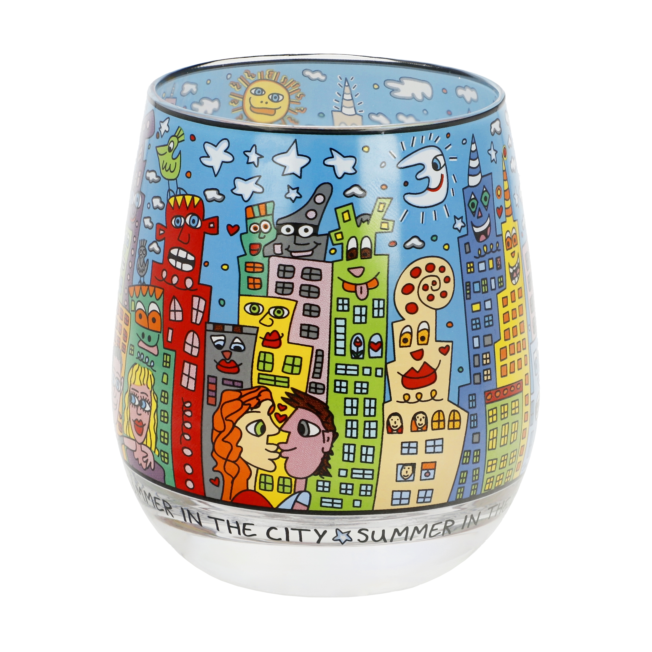 Goebel Pop Art James Rizzi Windlicht Summer in the City – Bild 2