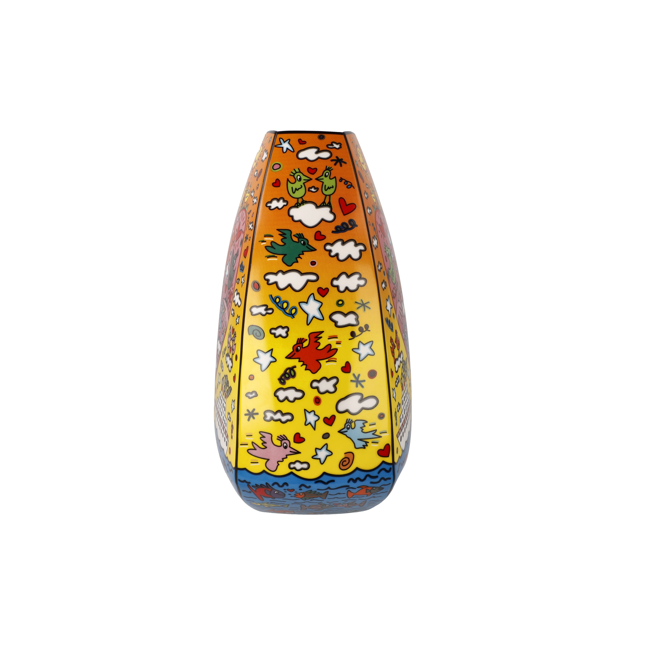 Goebel Pop Art James Rizzi Vase The Romance of the Sea – Bild 2