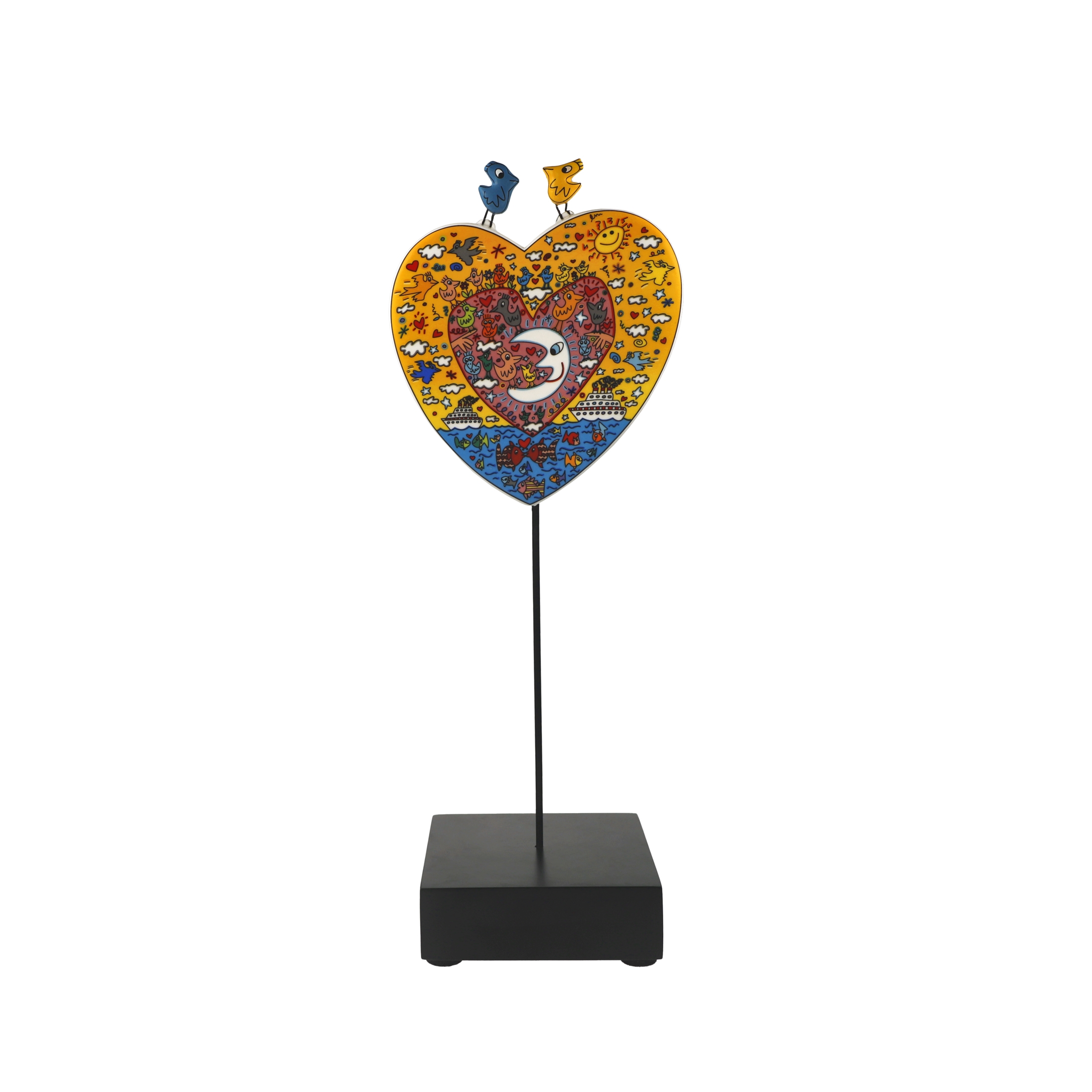 Goebel Pop Art James Rizzi Figur HEART The Romance of the Sea – Bild 3
