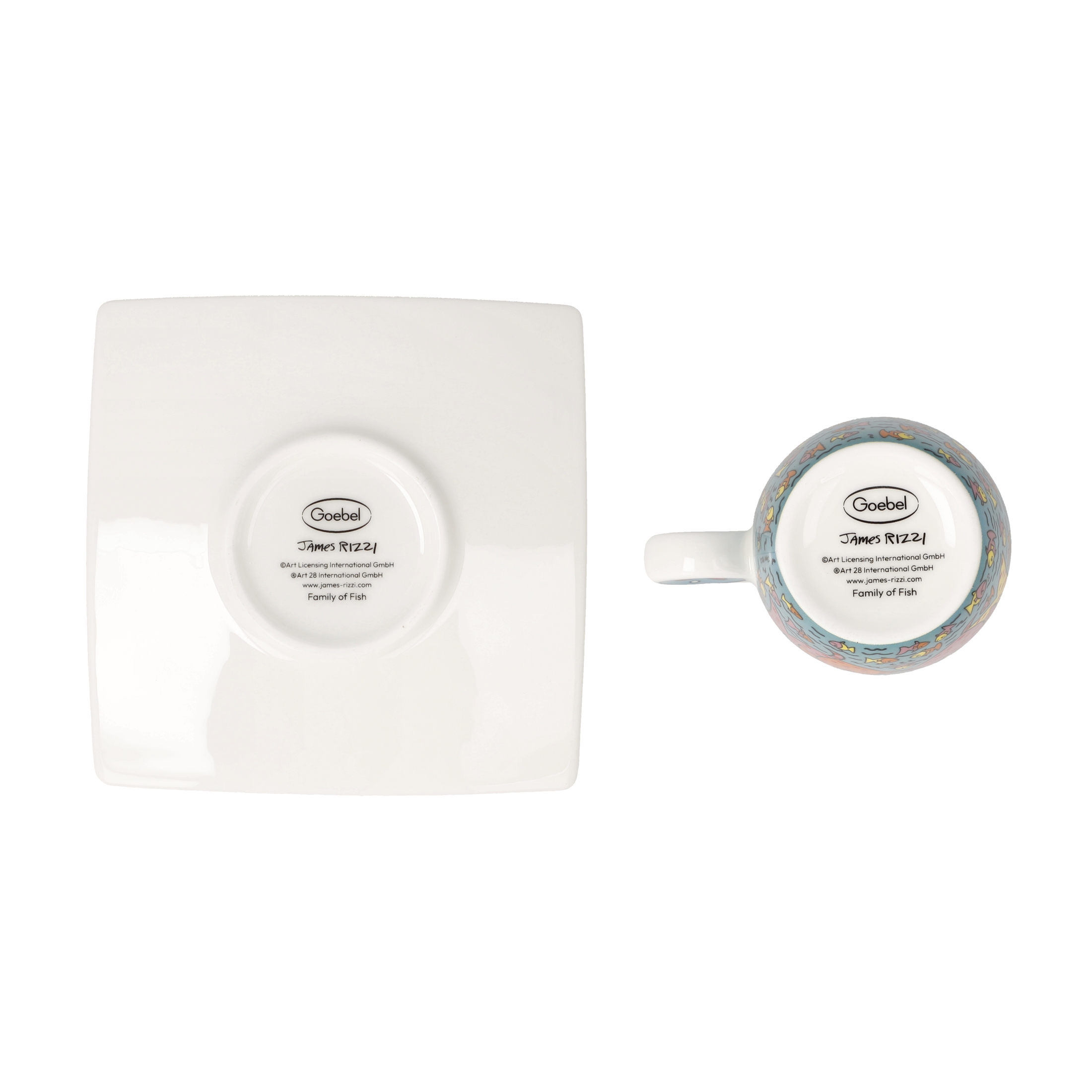 Goebel Pop Art James Rizzi Espressotasse Family of Fish – Bild 6